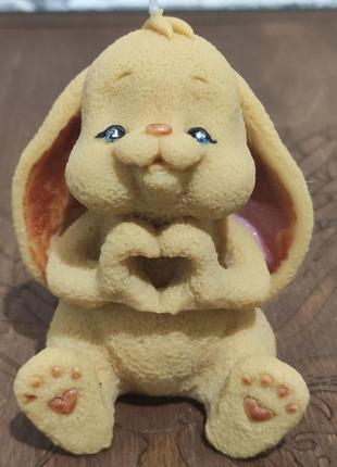 Свічка "зайка серденько"