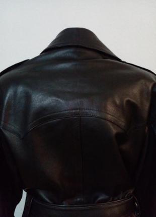 Шикарна якісна шкіряна куртка типу бушлата powerhouse5 фото