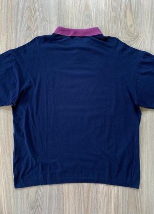 Мужская винтажная хлопковая поло футболка с нашивкой missoni mare polo3 фото