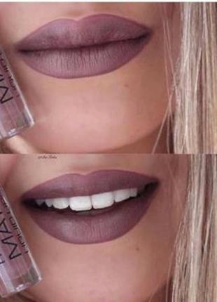 Farmasi velvet matte liquid lipstick 106- chocolate fame рідка матова помада matte liquid farmasi 4 мл.2 фото