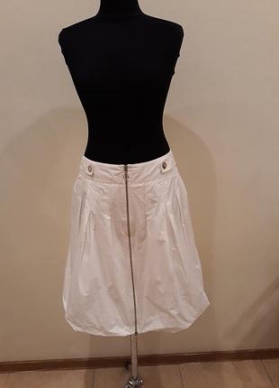Спідниця міді біла від британського бренду biba. оригінал!