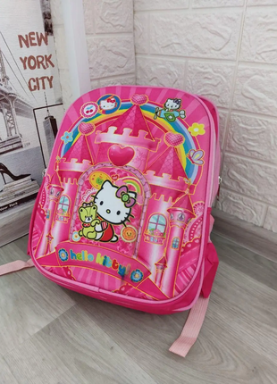 Рюкзак школьный портфель city kitty розовый