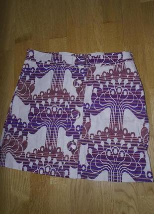 Спідниця коротка цікавого принта