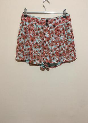 Шифоновые цветочные шорты h&m