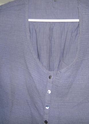 Легкая коттоновая блузка,  размер 58 - 622 фото