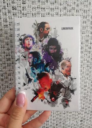 Блокнот лінкін парк linkin park а6 клетка (2389)