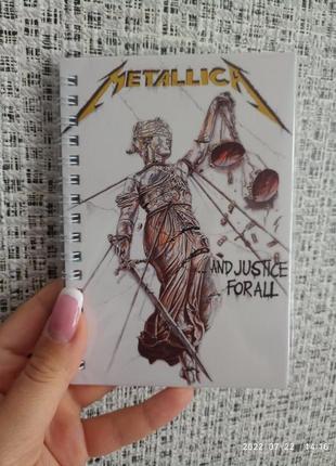 Блокнот metallica2 фото