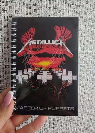 Блокнот metallica