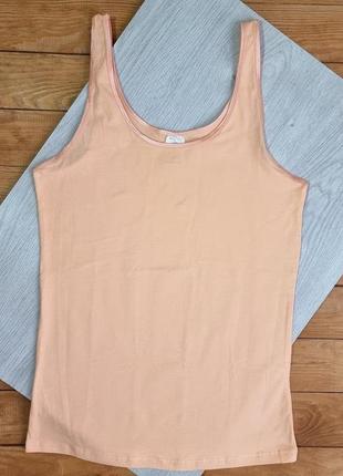 Женская майка, размер m, цвет персиковый