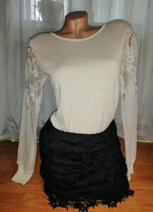 Блуза кофточка с шиммером