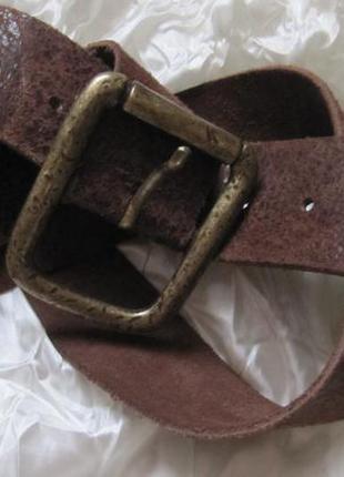 Ремінь на пояс шкіряний коричневий next (m)