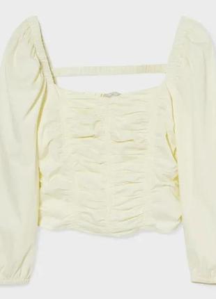 Блуза жіноча, розмір євро 44, колір світло- жовтий