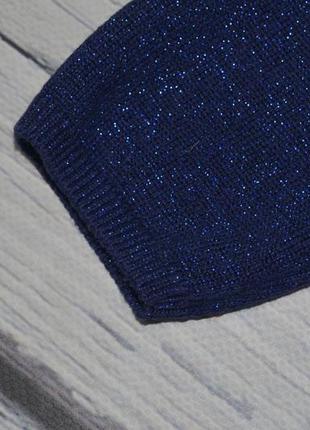 1 - 2 роки 92 см фірмова яскрава кофточка болеро джемпер люрекс синій мазекеа mothercare5 фото
