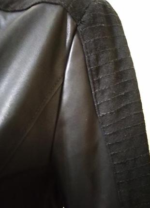 Стильный кожаный пиджачок от only2 фото