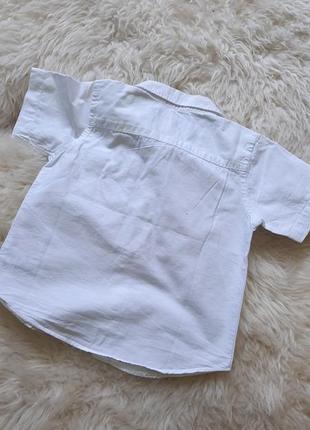 💛💙💚 якісна біленька сорочка для маленького джентельмена2 фото