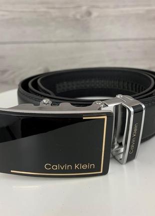 Ремень calvin klein автомат кожзам