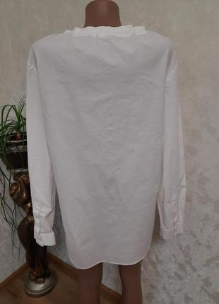 Брендовая  стильная прямая рубашка блуза cos6 фото