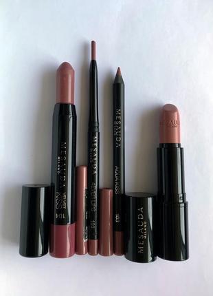 Mesauda milano 4ever lips 103 nude автоматический контурный карандаш для губ3 фото