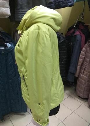 Коллекция весна осень, женская демисезонная куртка mishele 10014 50, 52 размер6 фото