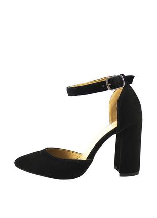 Босоніжки alromaro чорні натуральна замша виробництво україна alr1491-77zblack - розмір 36 (22,8 см)