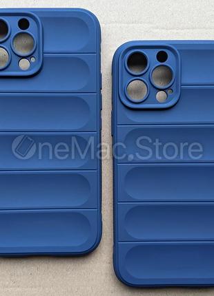 Захисний soft touch чохол для iphone 13 pro max (темно-синій/navy blue)