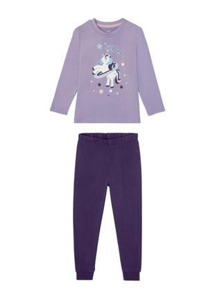 Пижама для девочки lupilu 363708 фиолетовый