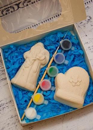 Набор гипсовых фигурок с красками, набор для творчества