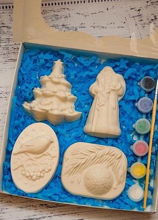Набор гипсовых фигурок с красками, набор для творчества