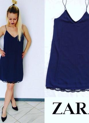 Платье в бельевом стиле zara