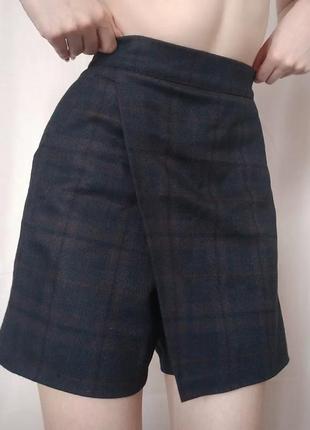 Спідниця - шорти на запах, юбка-шорты