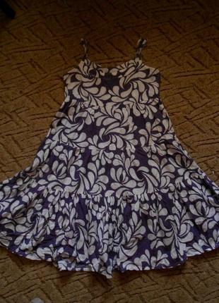 Платье-сарафан натуральная ткань