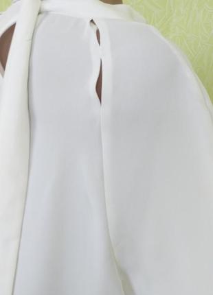 Блузка zara з стрічками4 фото