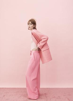 Zara пальто шерсть преміум лінія букле нова колекція2 фото