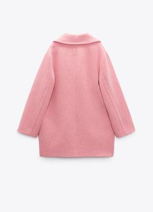 Zara пальто шерсть премиум линия букле новая коллекция3 фото