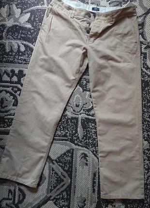 Фірмові англійські котонові літні демісезонні брюки чиноси f&f,нові, розмір 36/30.
