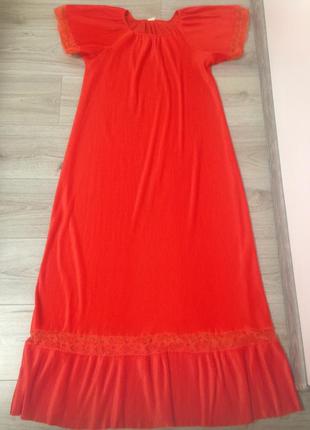 Платье длинное в меленькую плиссировку с кружевом2 фото
