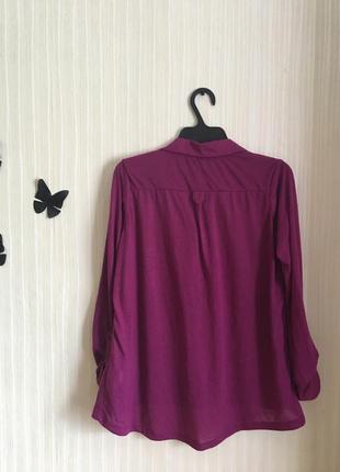 Фиолетовая кофта с карманом 2