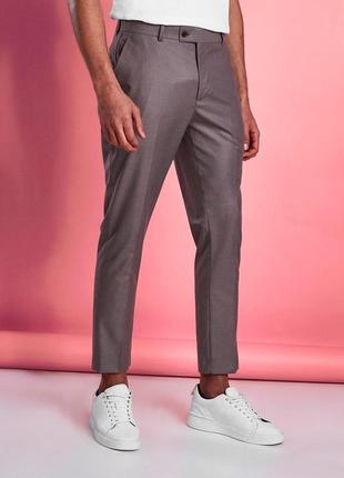 Штани однотоні boohoo skinny fit