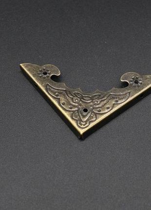 Кутик метал. колір стара латунь. 4х40мм