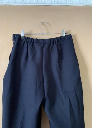 Штани брюки  класичні темно сині4 фото