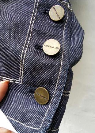 Джинсовый приталиный жакет,бренд люкс,оригинал,пиджак,кэжуал.2 фото