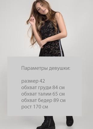 Ультрамодне плаття з чорного гіпюру4 фото