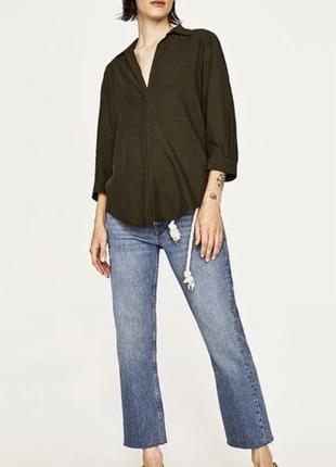 Блузка zara oversize