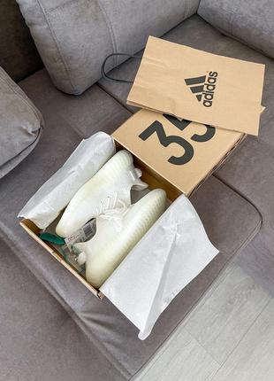 Мужские кроссовки adidas yeezy boost 350 v2 white 40-42-43-444 фото