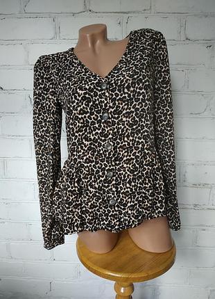 Блуза леопардова віскоза