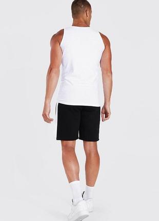 Шорти boohoo man slim mid length side panel jersey2 фото