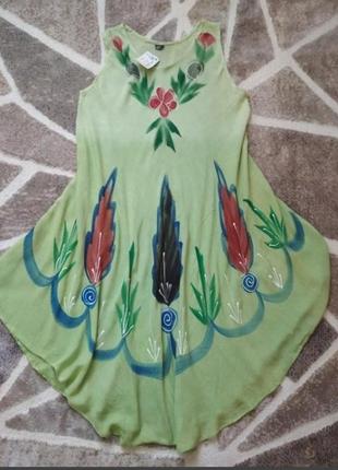 Натуральне пляжне оверсайз плаття,плаття,туніка,сукня