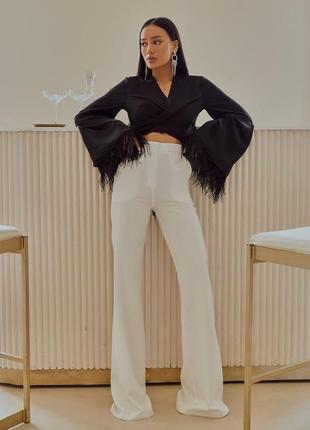 Блуза з пір'ям 4