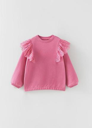 Кофта zara, світшот для дівчинки, світшот
