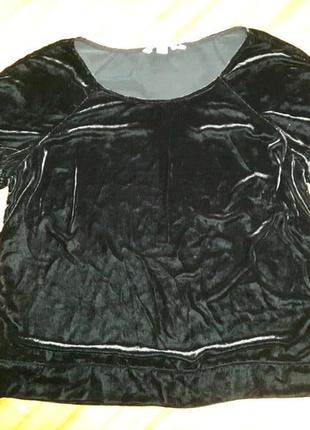 Трендовая бархатная блуза от boden! p.-161 фото